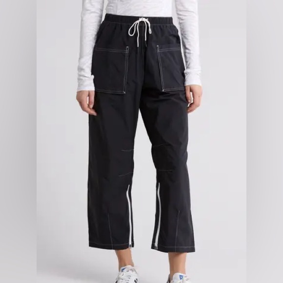 FP Movement by Free People Pants - NWOT FP Movement by Free People Black Cargo Pants with Contrast Stitching